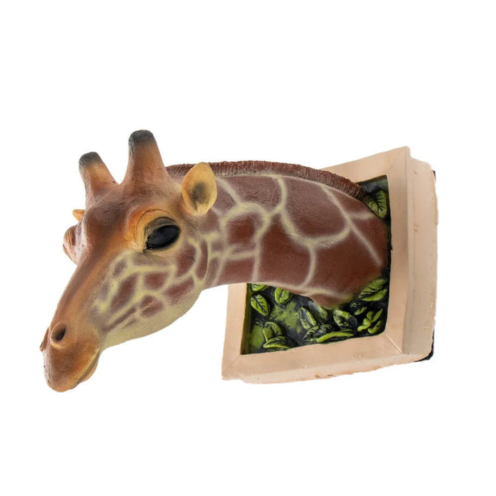 Skanto | Giraffhode - Veggdekorasjon - 3D-skulptur - Livsstilsdekorasjon