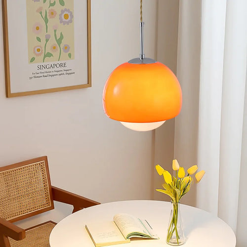 Nordic Glass Pendant Light – Retro Hengelampe for Spisestue & Kjøkken | Skanto