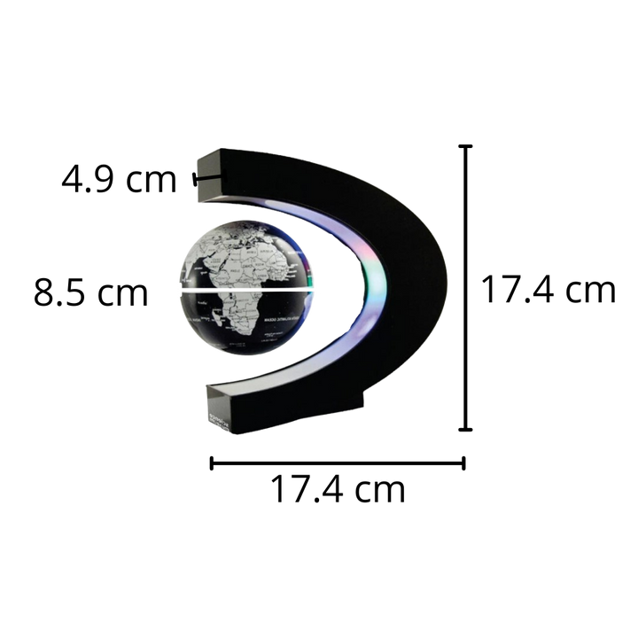 Leviterende LED magnetisk globus
