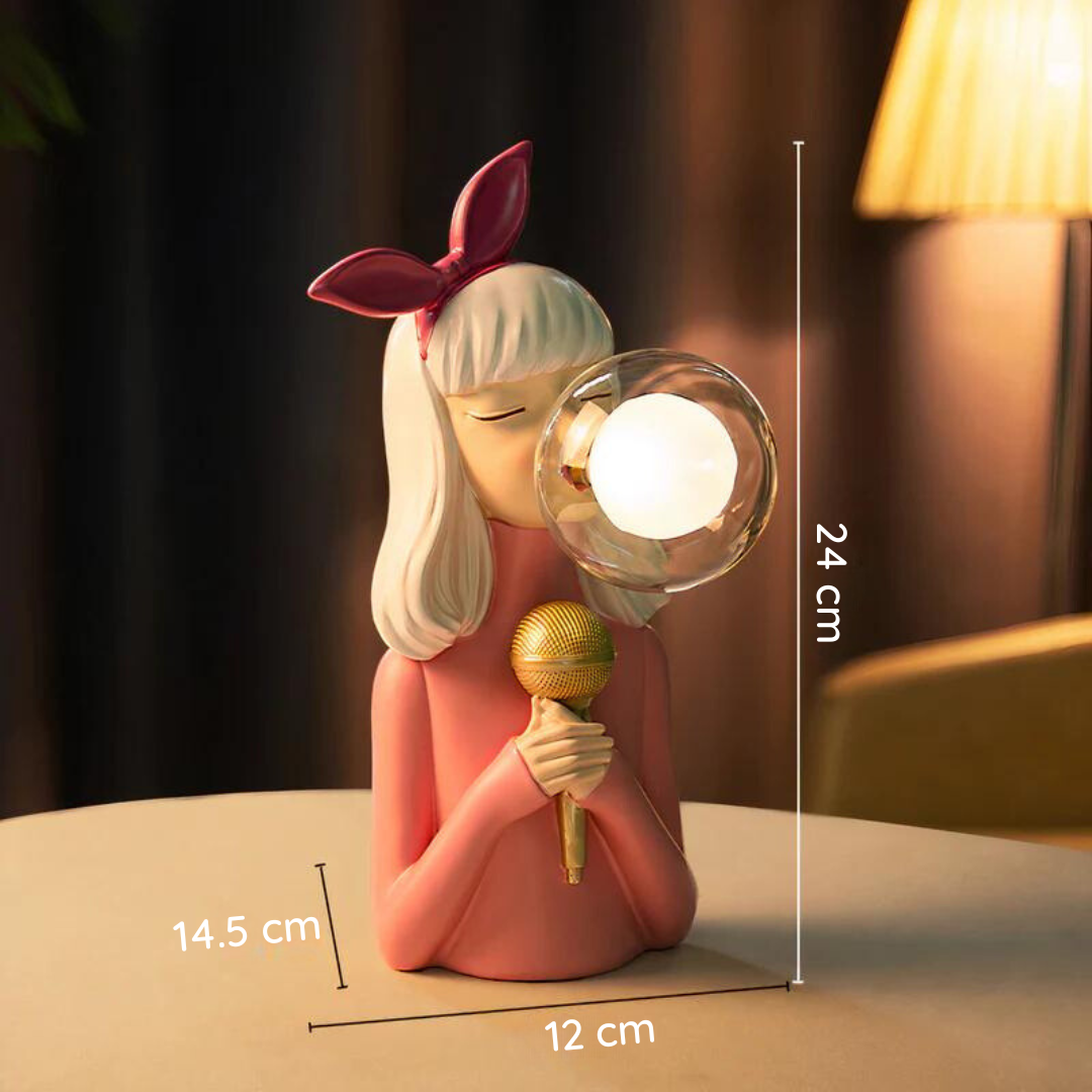 Skanto | GlowGum Unik Bordlampe for Koselig Atmosfære