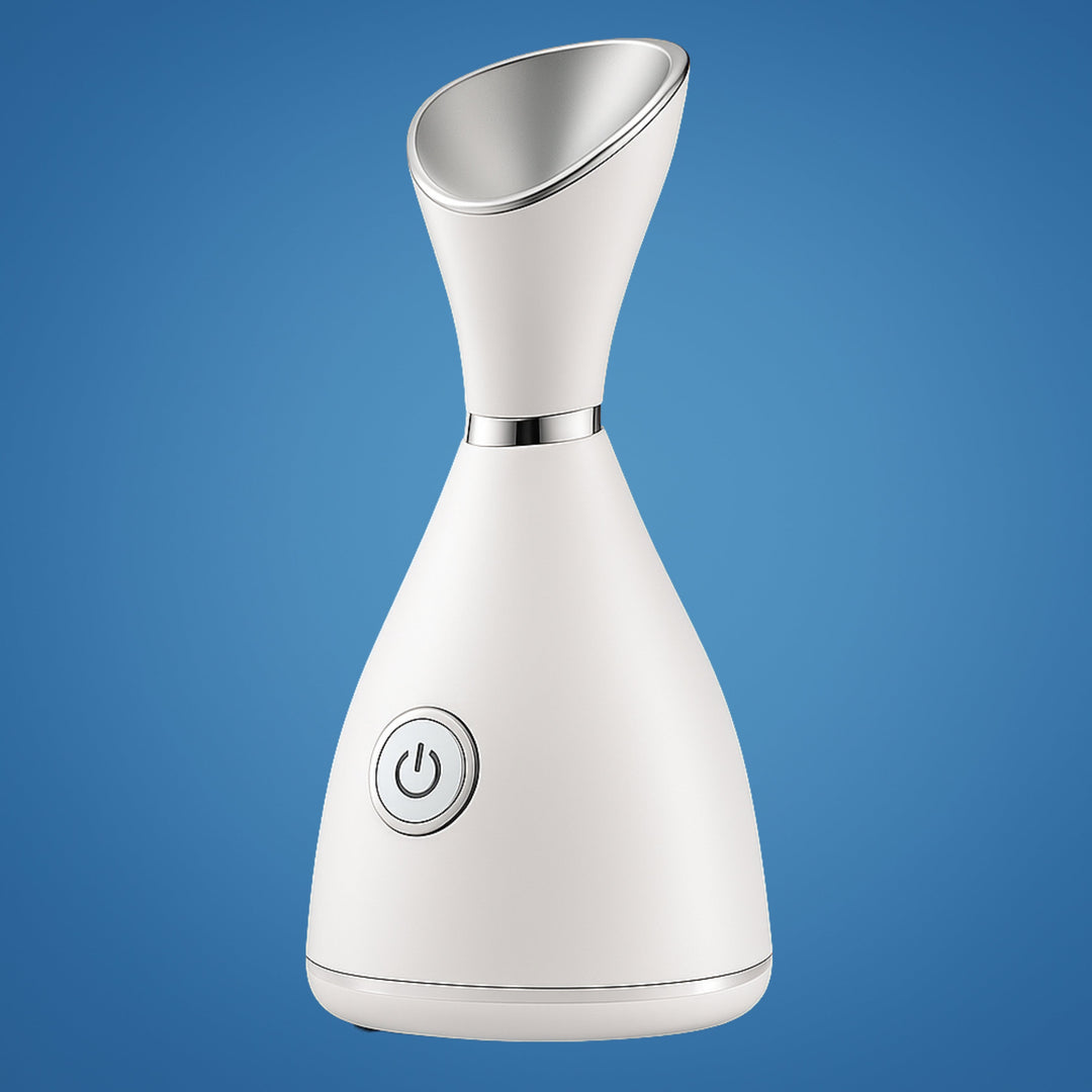 GlowMist | Ansiktsdamper – Dyp Pore Rensing – Fin Spray Teknologi – Hjemmespa Bolle