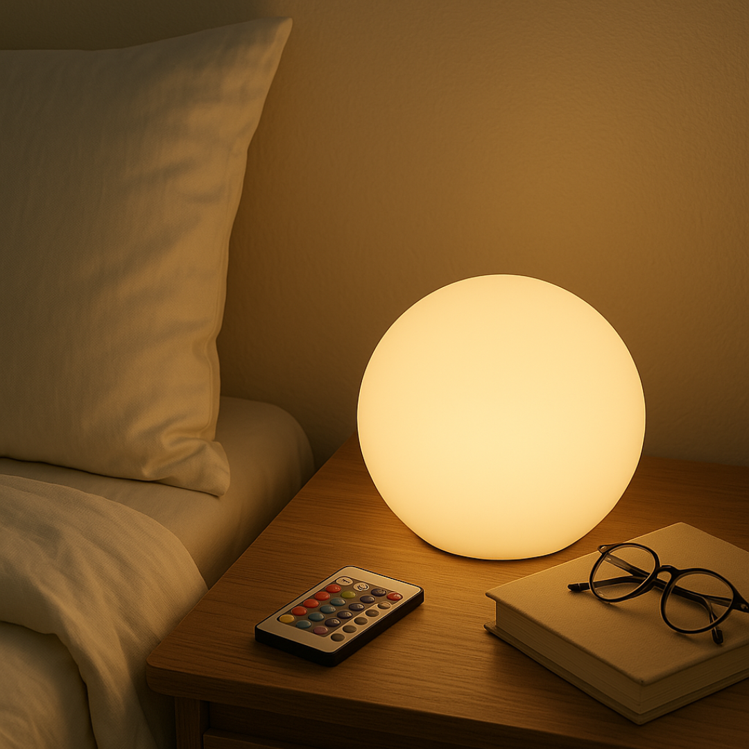Skanto | Moderne, fargerik bordlampe uten kabel