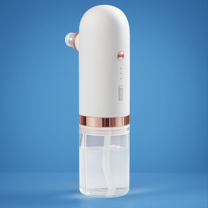 GlowPure | Hydra Dermabrasion Enhet – Dyp Pore Rensing – Skånsom Vannbasert Peeling – Hjemmebehandling for Sensitiv Hud Skanto
