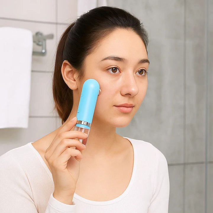 GlowPure | Hydra Dermabrasion Enhet – Dyp Pore Rensing – Skånsom Vannbasert Peeling – Hjemmebehandling for Sensitiv Hud Skanto