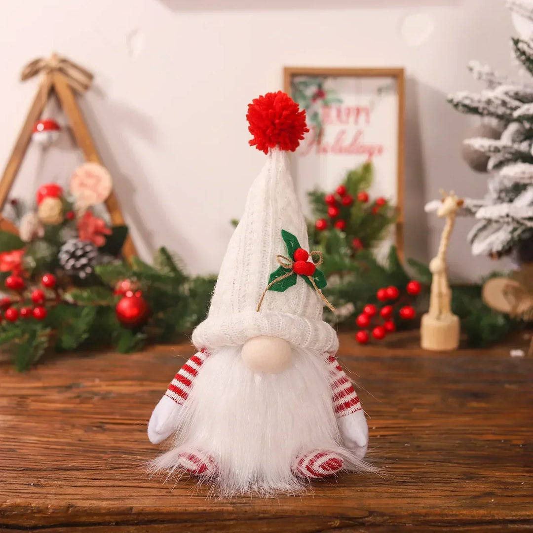 Skanto | Jule nisse dekorasjon | LED nattlys | Varm glød ferie ornament