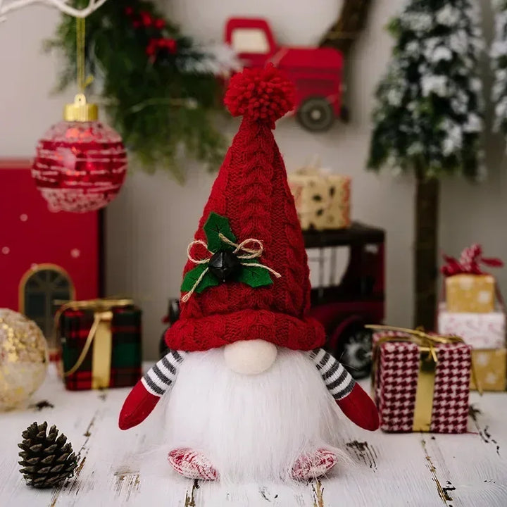Skanto | Jule nisse dekorasjon | LED nattlys | Varm glød ferie ornament