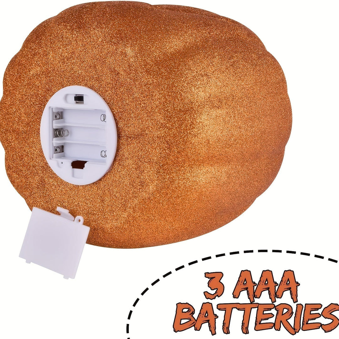 Skanto | Lysende Jack O’Lantern – Opplyst Batteri Halloween Gresskar Dekor