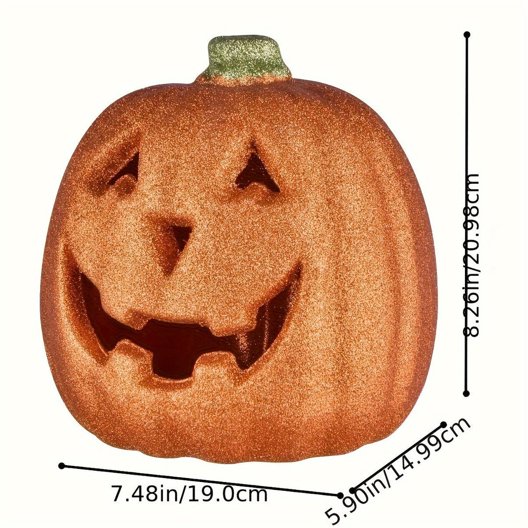 Skanto | Lysende Jack O’Lantern – Opplyst Batteri Halloween Gresskar Dekor