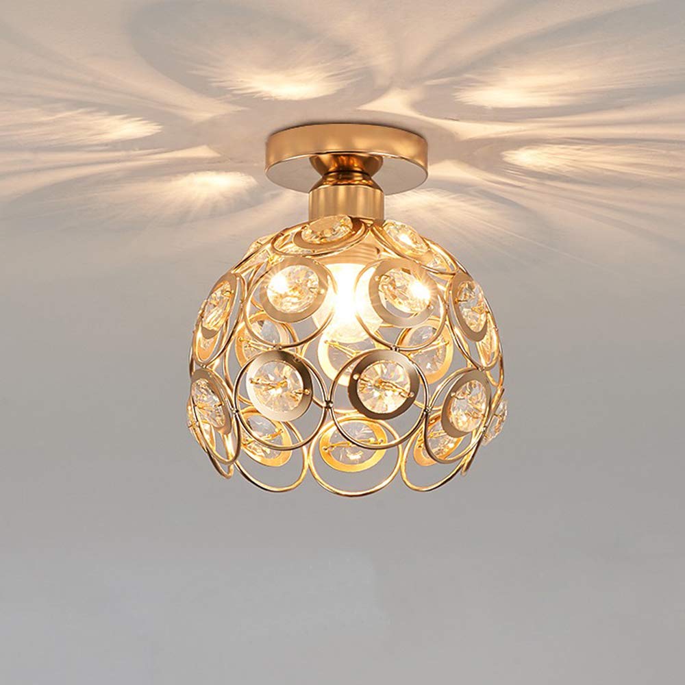 Skanto | Moderne Luksus Rund LED Taklampe laget av Krystallglass