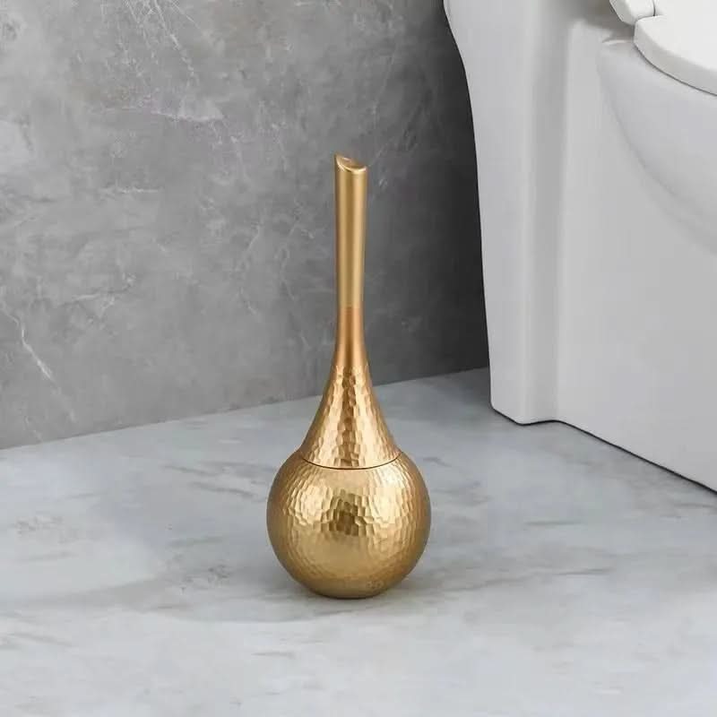 Skanto | Elegant toalettbørste i gullutseende for stil, hygiene & luksus på badet