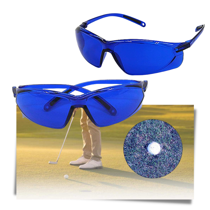 Briller for å finne golfballer