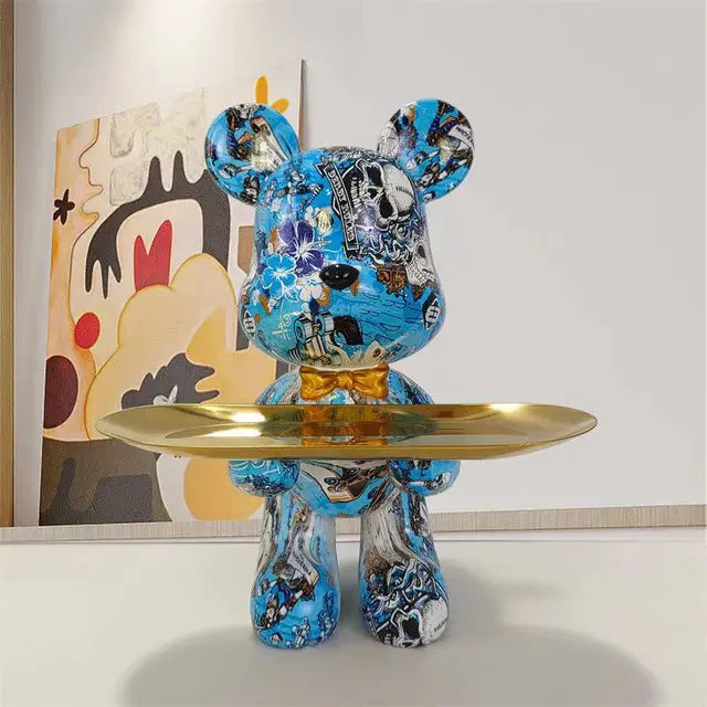Skanto | StreetPaws - Graffiti-Bjørn-Figur
