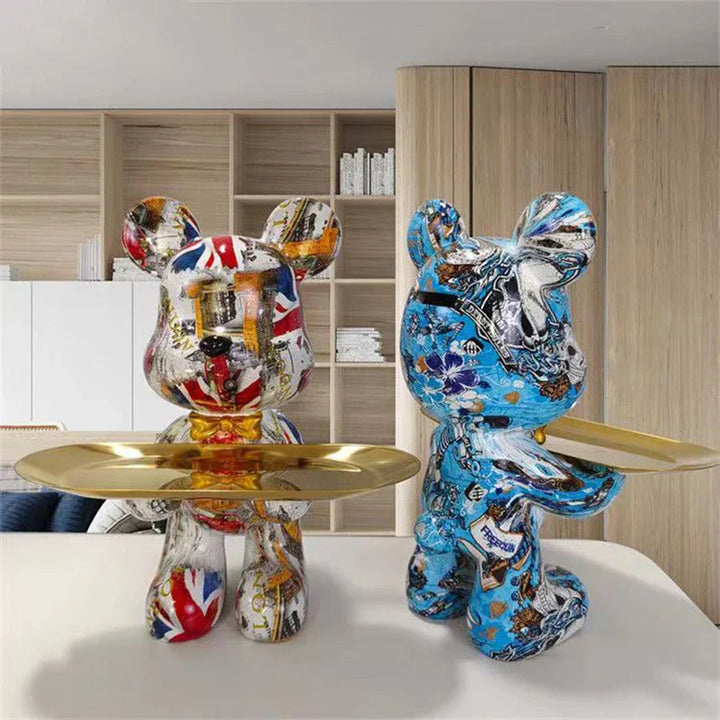 Skanto | StreetPaws - Graffiti-Bjørn-Figur