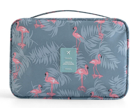 Norvo | Travique Reise kosmetikkveske | Vannavvisende & med krok | Sammenleggbar & polstret | For kvinner & menn