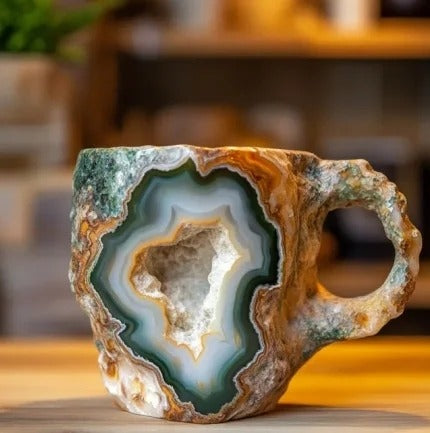 Skanto | CrystalBrew Kaffe Kopper | Elegante mineral krystall kopper for en unik kaffeopplevelse