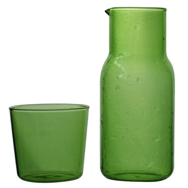 Glass Karaffel & Tumbler Sett – 500ml Borosilikat Vannsett | Skanto