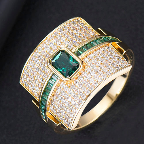 Skanto | Monaco Design Luksuriøs Statement Stabil Ring For Kvinner