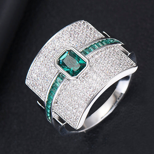 Skanto | Monaco Design Luksuriøs Statement Stabil Ring For Kvinner