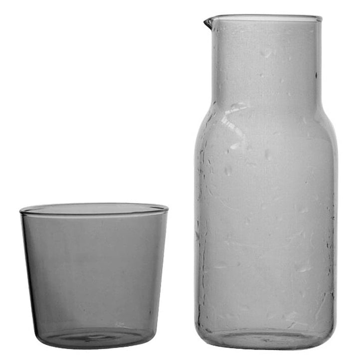 Glass Karaffel & Tumbler Sett – 500ml Borosilikat Vannsett | Skanto