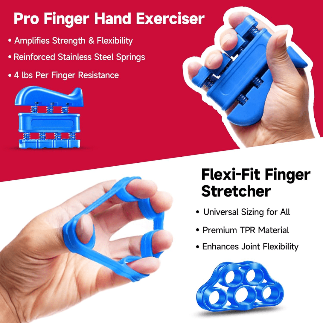 Skanto | Gripmaster – Justerbart håndstyrking-sett for grepstyrke og underarmstrening