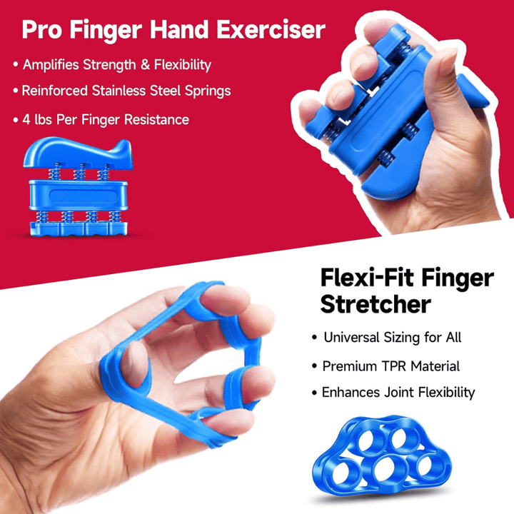 Skanto | Gripmaster – Justerbart håndstyrking-sett for grepstyrke og underarmstrening