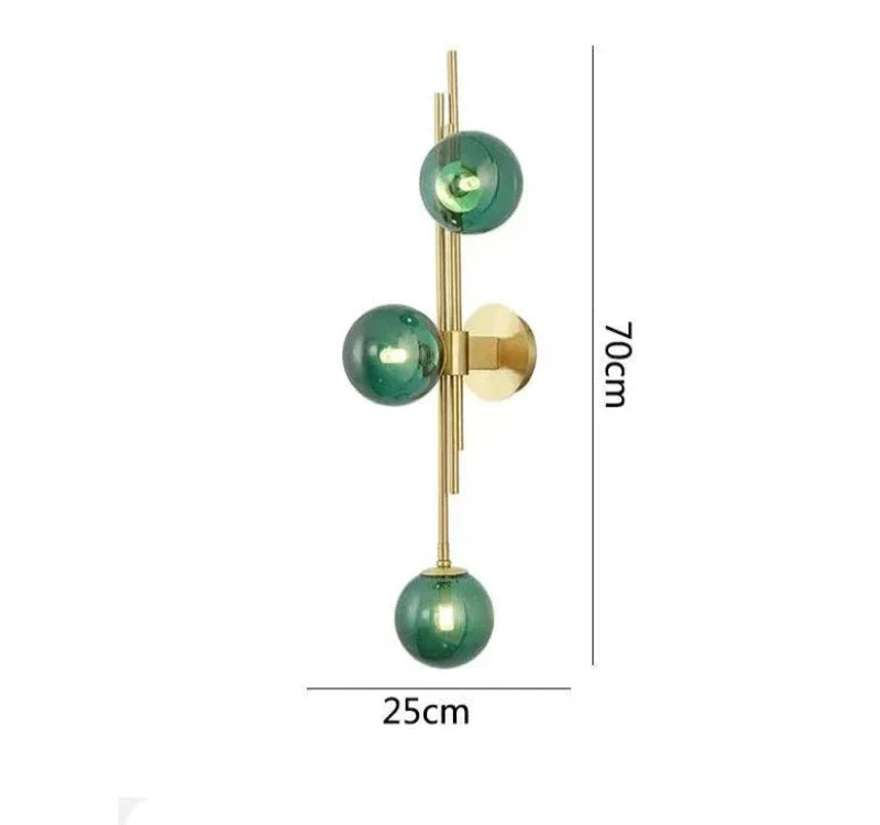 Moderne Glass Ball Vegglamper – Elegante LED Vegglys for Soverom og Stuer | Skanto