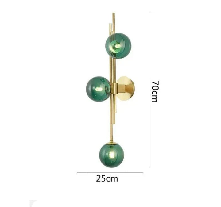Moderne Glass Ball Vegglamper – Elegante LED Vegglys for Soverom og Stuer | Skanto