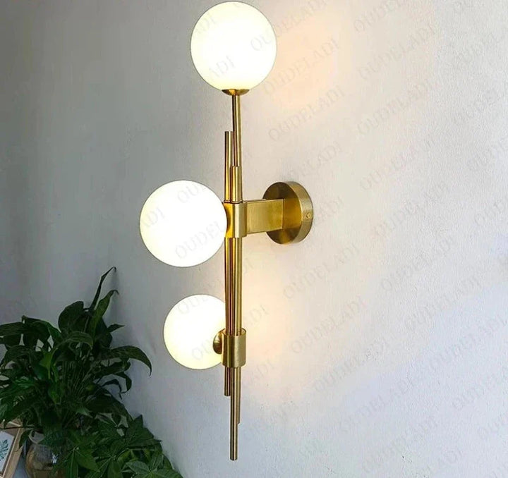 Moderne Glass Ball Vegglamper – Elegante LED Vegglys for Soverom og Stuer | Skanto