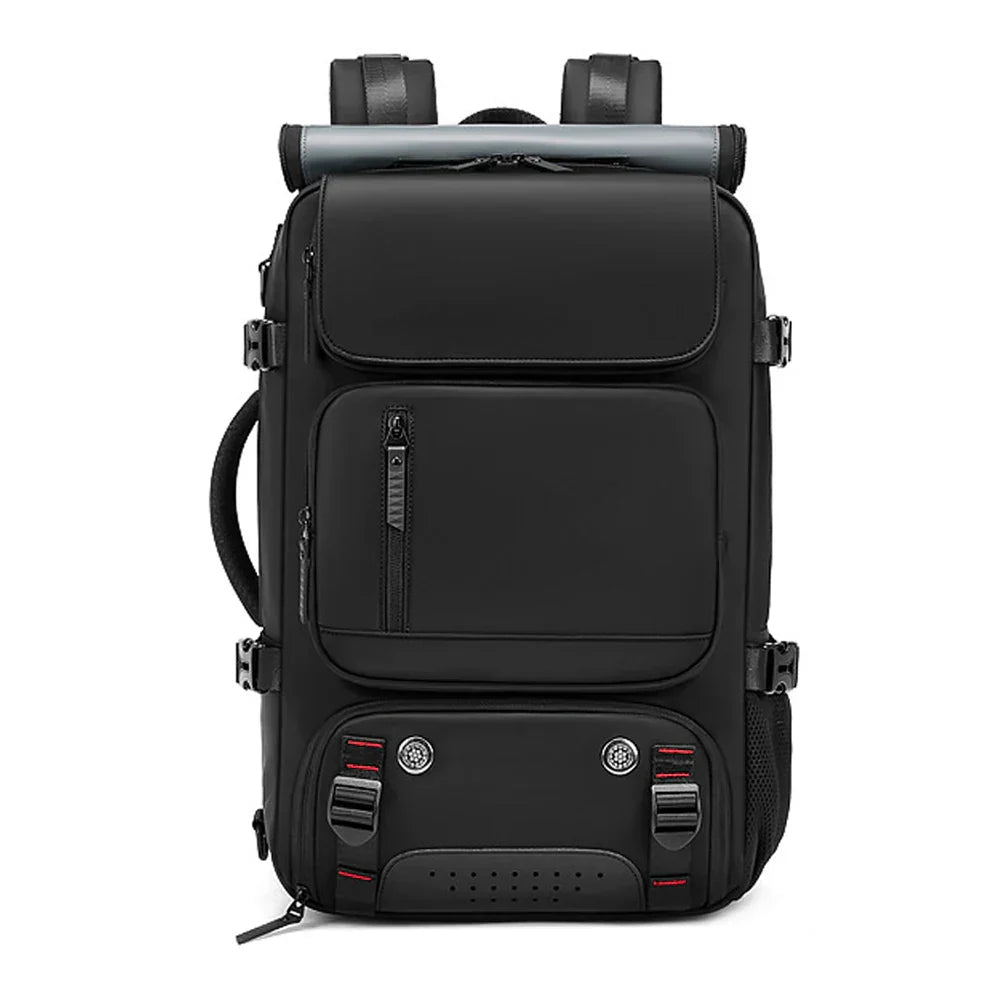 Skanto | TRAVELMAX Pack – Stor vanntett reise ryggsekk med USB-ladeport