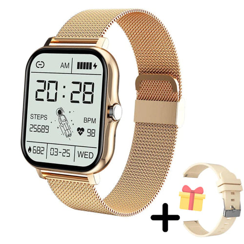 Skanto | Gullklokke - Multifunksjonell Digital Smartklokke