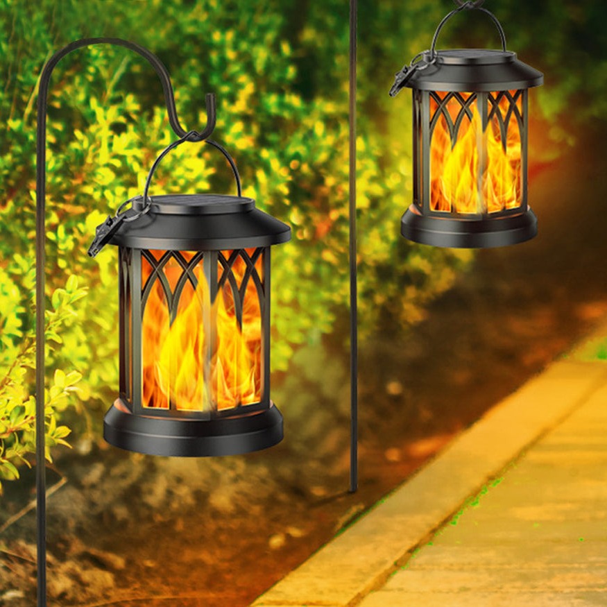 Skanto | FlameGlow™ - Hängende solflamme lanterne (2-pakning)