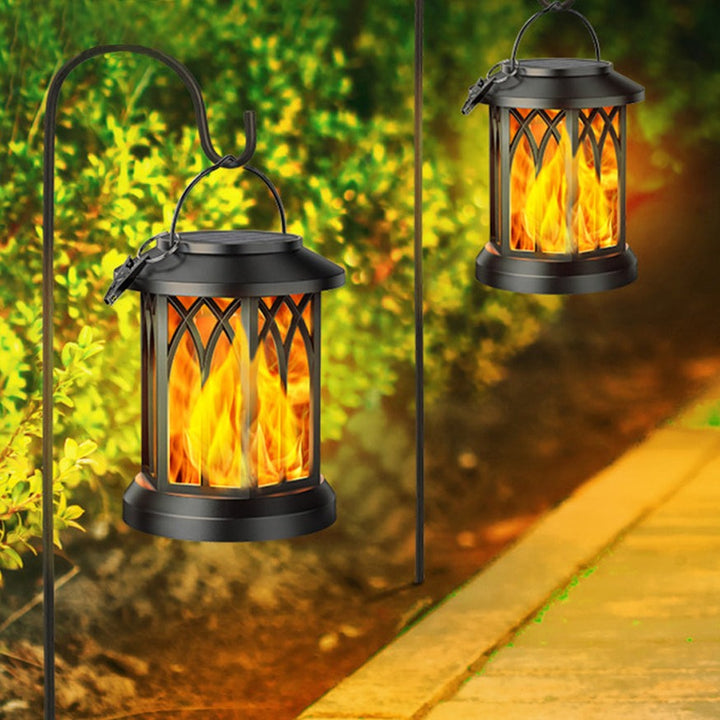 Skanto | FlameGlow™ - Hängende solflamme lanterne (2-pakning)