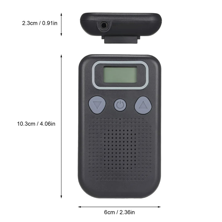 Skanto | Hørselshjelp Lydforsterker – Batteridrevet In-Ear Hørselsforsterker med Hodetelefoner for Eldre og Voksne