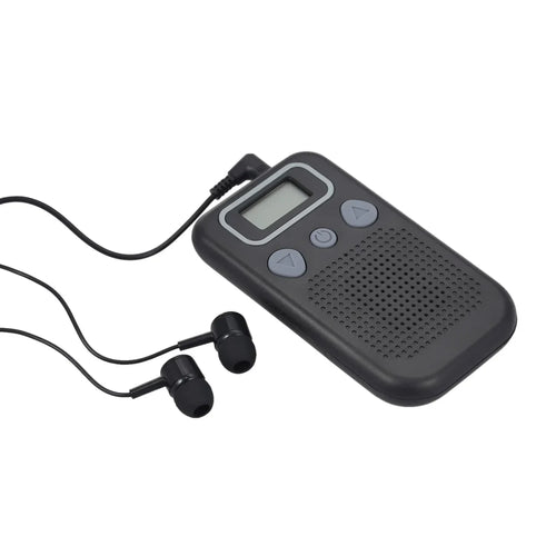Skanto | Hørselshjelp Lydforsterker – Batteridrevet In-Ear Hørselsforsterker med Hodetelefoner for Eldre og Voksne