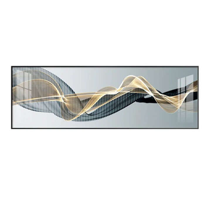 Flytende Vibes Abstrakt Veggkunst Fine Art Lerrettrykk Bredformatbilder For stuen Over sofa Bilder For over sengen | Skanto