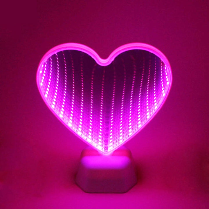 Skanto | Hjerte Speil LED Nattlampe