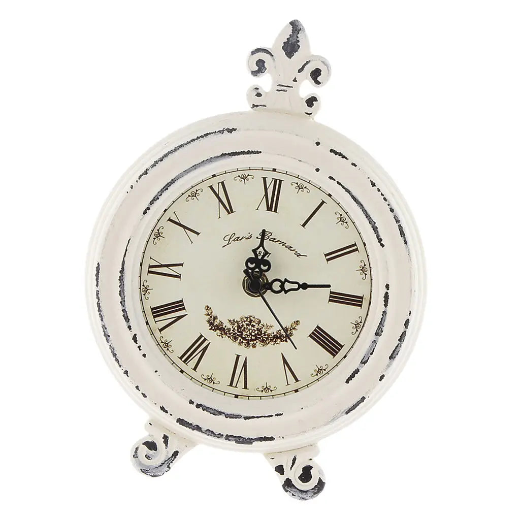 Skanto | Vintage Tre Stil Bordklokke med Alarm
