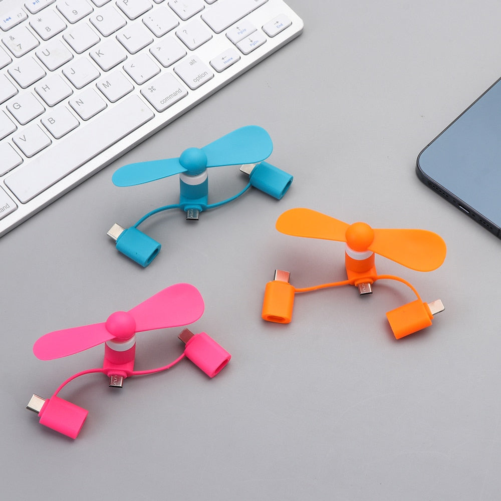 Bærbar Mini Telefon USB Vifte | Skanto