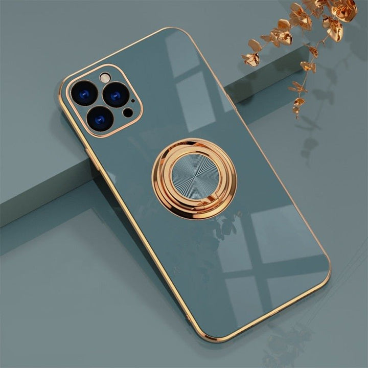 Skanto | iPhone-deksel med metallstativring