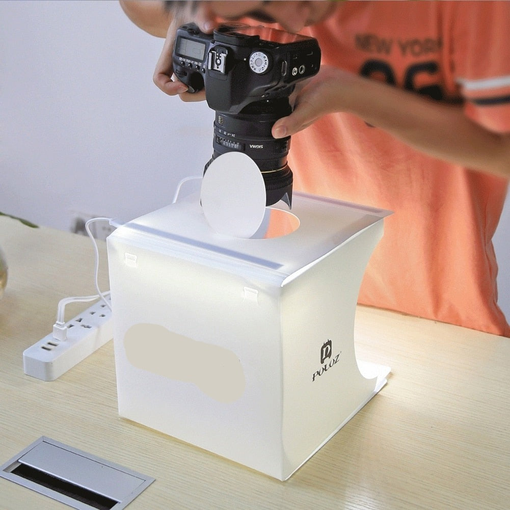 Skanto | Minifoldbar Led Lys Fotostudio Boks