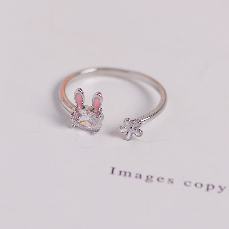 Skanto | Magic Radiant Rabbit Charm Ring