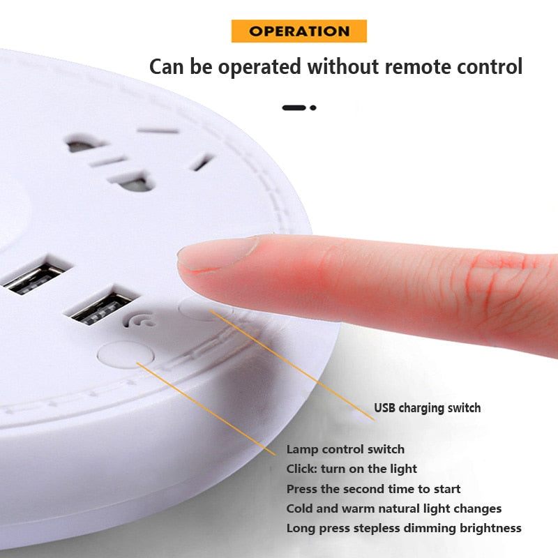 Multi Power Strip Phone Holder TaSkantoe Lamp | Skanto