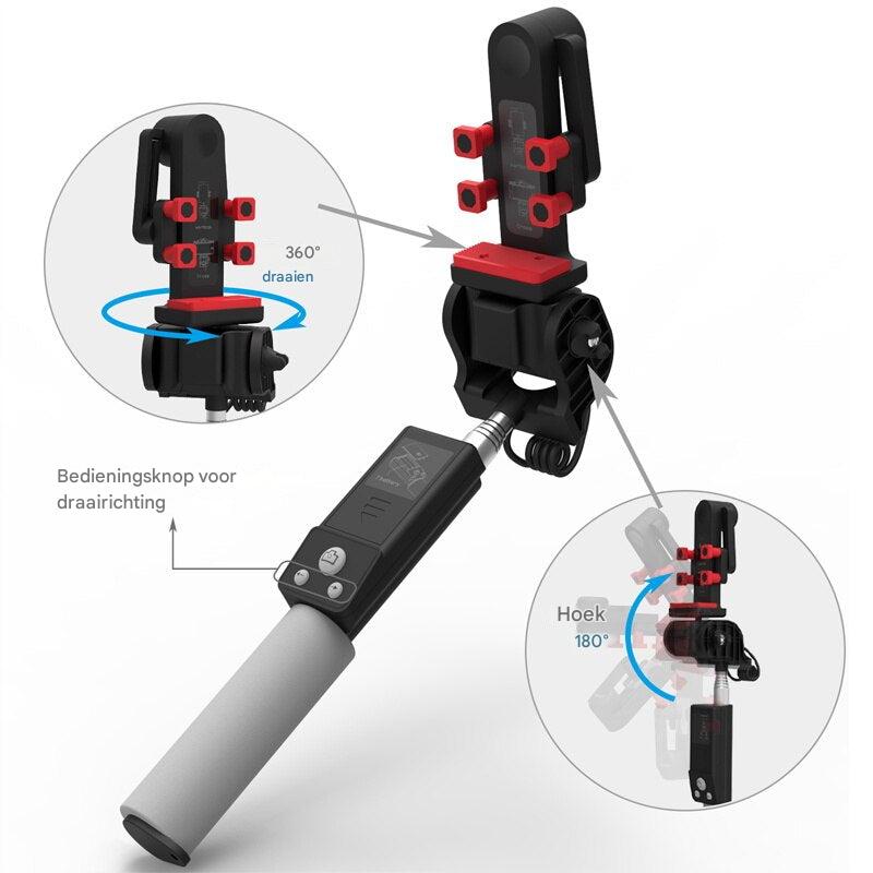 Selfie-Stick "Image Arc" med 360°-Drehung og Bluetooth-Fernbedienung