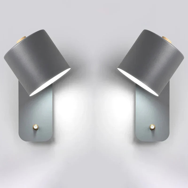 Skanto | Moderne LED Vegglamper med Bryter Innendørs Hjemmedekor Lys