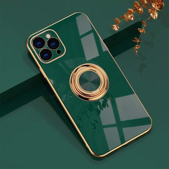 Skanto | iPhone-deksel med metallstativring