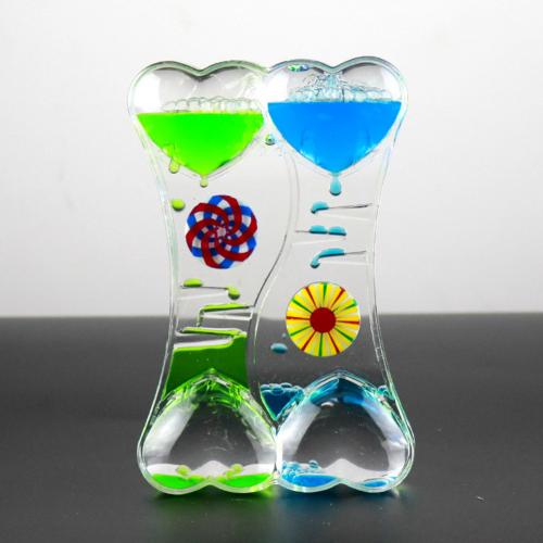 Dobbelt flytende hjerter timeglass | Skanto