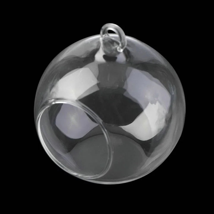 Skanto Glass Ball Vase Flower Plant Potted Creative Glass Container Home Office Decoration Home Table Decor Room Glass Vases