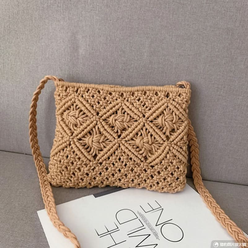 Skanto | Vevd skulderveske for kvinner – Sommer Boho stil