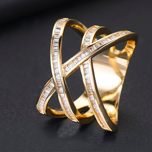 Skanto | Monaco Design Luksuriøs Statement Stabil Ring For Kvinner