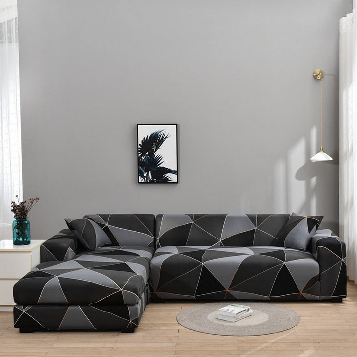 Moderne Antiskli Fargerik Elastisk Sofatrekk | Skanto